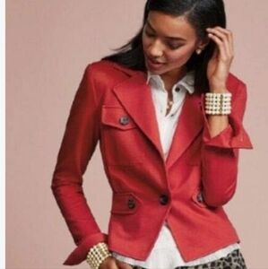 Cabi The Little Red Jacket - Style #3374 Size 2